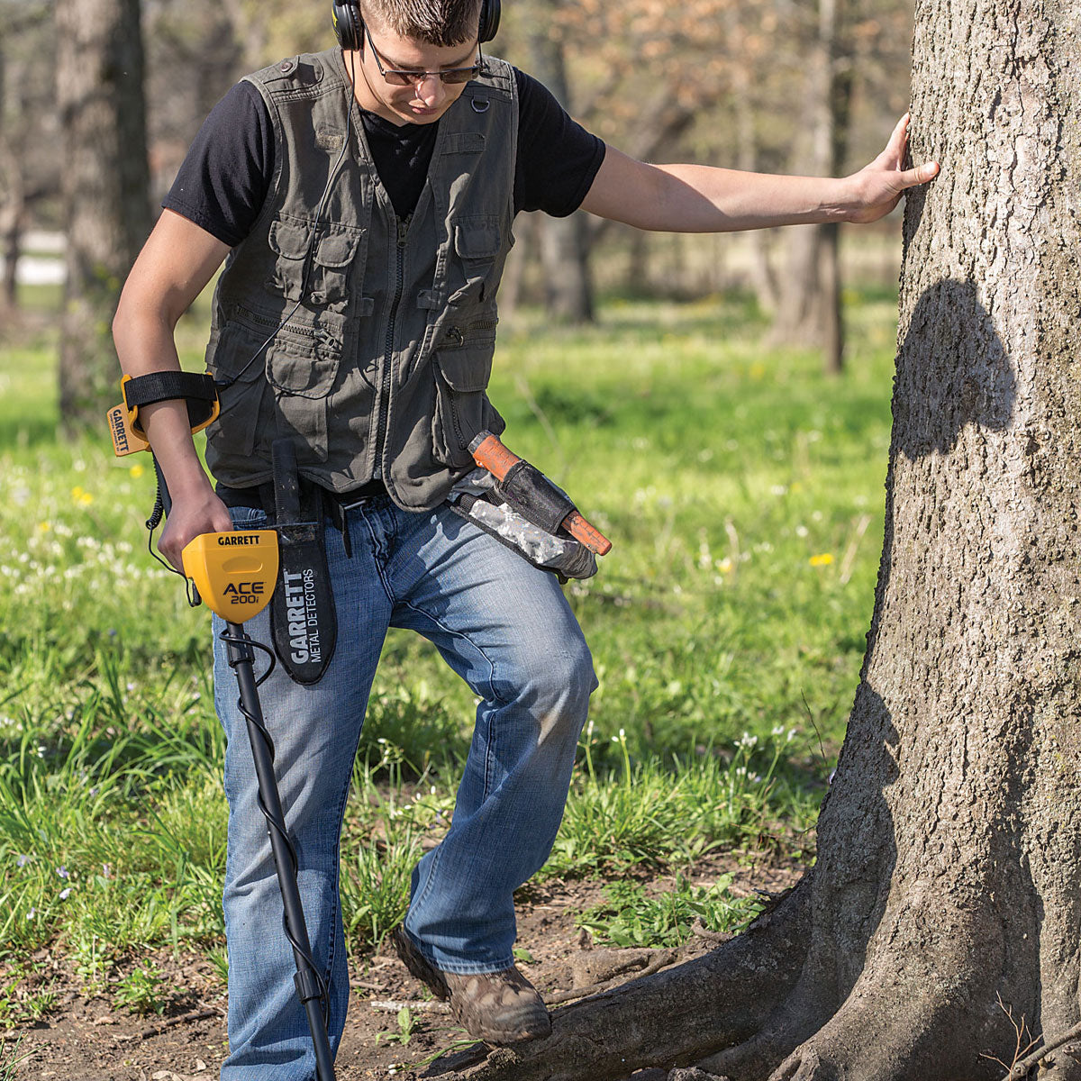 Garrett ACE200i Metalldetektor - Professioneller Detektor Mit 3 Programmen
